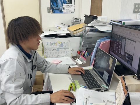一人前になってきて達成感！【2024年度新入社員ブログ 舗装課 清水】